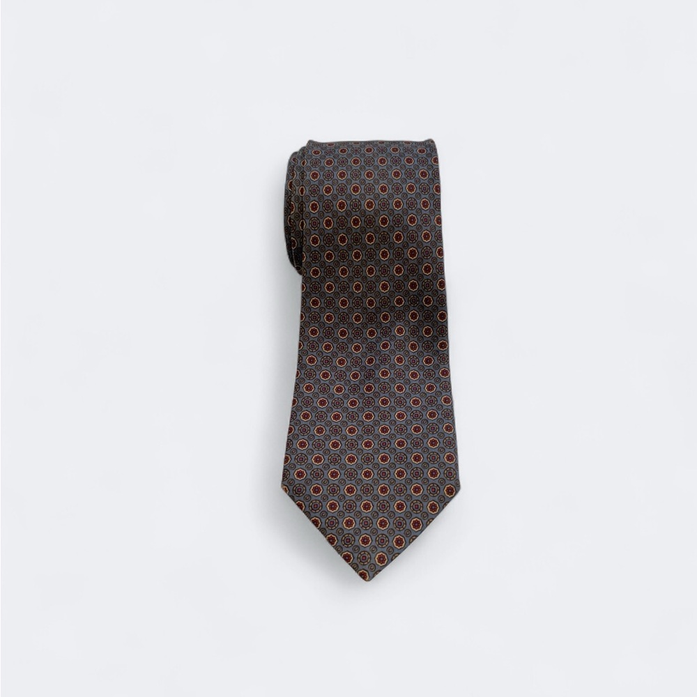 Vintage 80's Polo by Ralph Lauren 100% Silk Floral Print Tie
